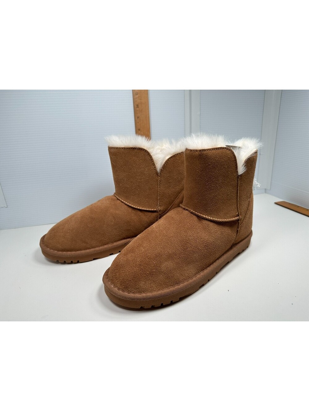 Serra by ALDI Lined Suede Slip-On Boot 10 - NEW
